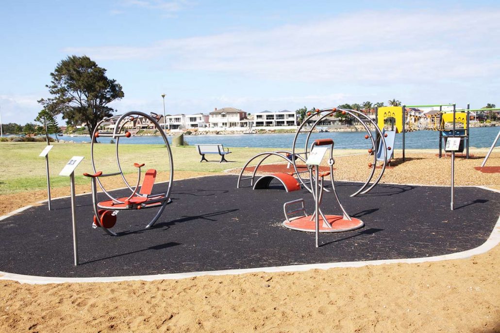 Outdoor-Fitnesspark at Mariners Reserve (AU)