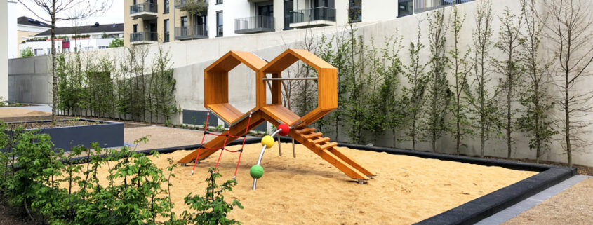 stilum Spielgeräte in Wohnquartier
